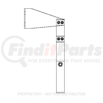 A04-18514-000 by FREIGHTLINER - Exhaust System Hanger - Steel