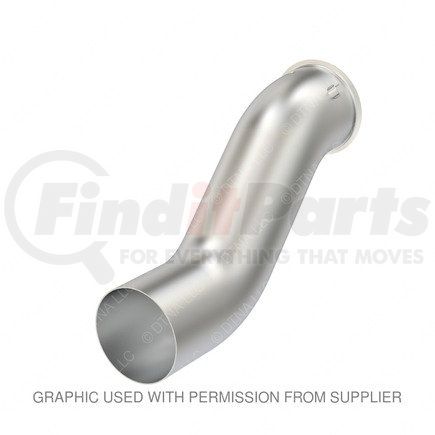 A04-22146-000 by FREIGHTLINER - Exhaust Pipe - Turbo, Outlet, S60