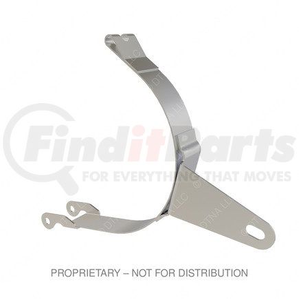 A04-24768-001 by FREIGHTLINER - Exhaust Clamp - Stainless Steel, 3 mm THK