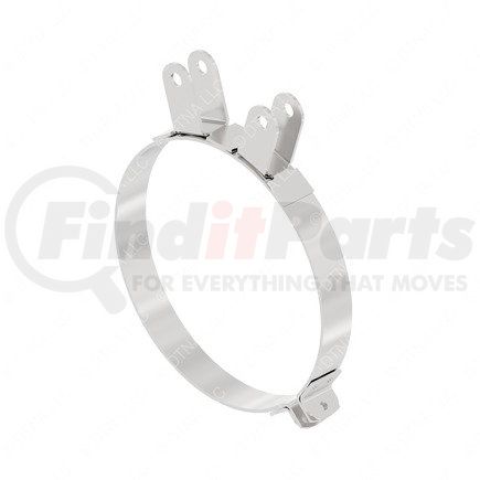 A04-25567-000 by FREIGHTLINER - Exhaust Clamp - Stainless Steel, 3.4 mm THK