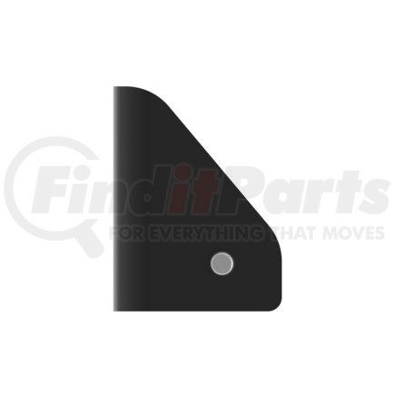 A03-42258-000 by FREIGHTLINER - Air Cleaner Bracket - Steel, Black, 0.16 in. THK