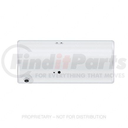 A03-43514-040 by FREIGHTLINER - Fuel Tank - Aluminum, 25 in., LH, 120 gal, Plain, 25 deg