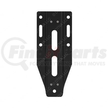 A03-44086-000 by FREIGHTLINER - Fuel Surge Tank Mounting Bracket - Steel, Black, 463 mm x 190 mm, 7.95 mm THK