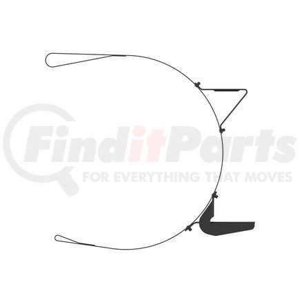 A03-71897-000 by FREIGHTLINER - Fuel Tank Strap - Steel