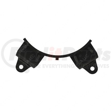 A04-29786-000 by FREIGHTLINER - Exhaust Muffler Bracket - Steel, Black, 7.95 mm THK