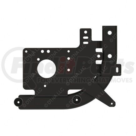 A04-31498-003 by FREIGHTLINER - Diesel Exhaust Fluid (DEF) Tank Bracket - Steel, Black, 0.19 in. THK