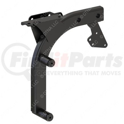 A04-31498-004 by FREIGHTLINER - Diesel Exhaust Fluid (DEF) Tank Bracket - Steel, Black, 0.19 in. THK