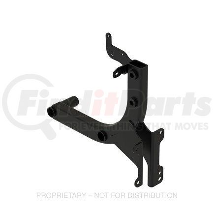 A04-31498-005 by FREIGHTLINER - Diesel Exhaust Fluid (DEF) Tank Bracket - Steel, Black, 0.19 in. THK