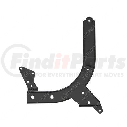 A04-31498-008 by FREIGHTLINER - Diesel Exhaust Fluid (DEF) Tank Bracket - Steel, Black, 0.19 in. THK