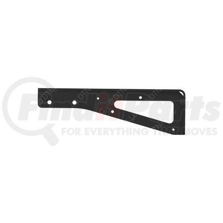 A04-27651-000 by FREIGHTLINER - Exhaust Bracket - Steel, Black, 0.18 in. THK