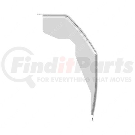 A04-27869-014 by FREIGHTLINER - Fuel Tank Cover - Left Side, Aluminum, 624.19 mm x 409 mm, 3.17 mm THK