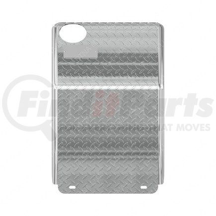 A04-27869-017 by FREIGHTLINER - Fuel Tank Cover - Left Side, Aluminum, 24.57 in. x 14.37 in.