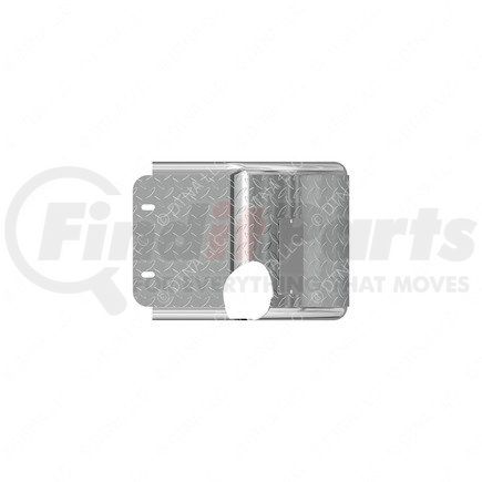 A04-27868-008 by FREIGHTLINER - Fuel Tank Cover - Left Side, Aluminum, 624.19 mm x 259 mm, 3.17 mm THK