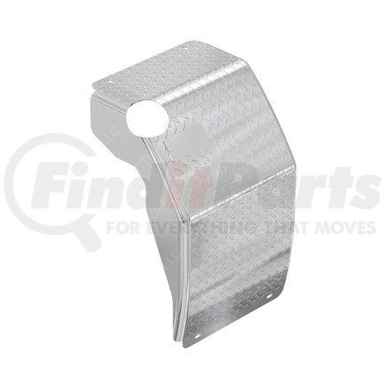 A04-27869-007 by FREIGHTLINER - Fuel Tank Cover - Left Side, Aluminum, 24.57 in. x 14.37 in.