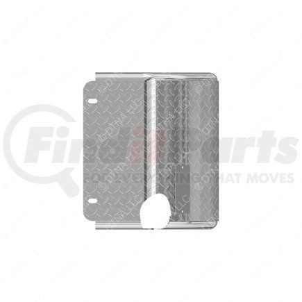 A04-27869-013 by FREIGHTLINER - Fuel Tank Cover - Left Side, Aluminum, 624.19 mm x 409 mm, 3.17 mm THK