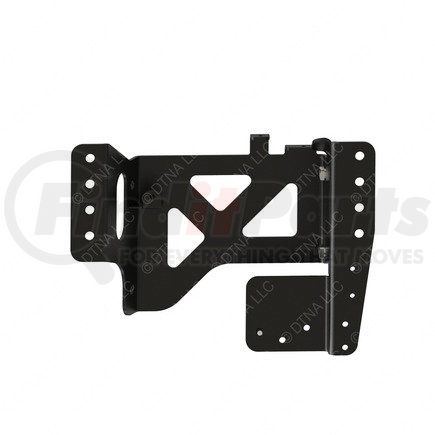 A04-33475-000 by FREIGHTLINER - Diesel Exhaust Fluid (DEF) Tank Bracket - Steel, Black, 6.35 mm THK