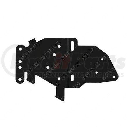 A04-33959-000 by FREIGHTLINER - Diesel Exhaust Fluid (DEF) Tank Bracket - Alloy Steel, Black, 0.12 in. THK