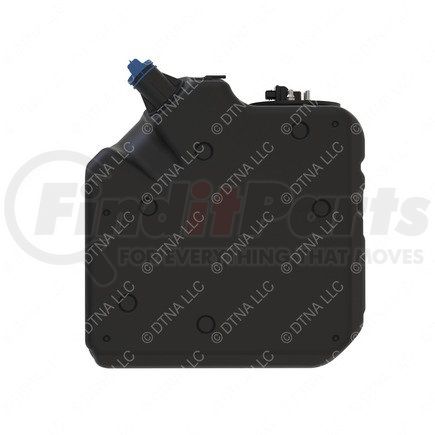 A04-34274-003 by FREIGHTLINER - Diesel Exhaust Fluid (DEF) Tank - Right Side, Polyethylene, Black, 569.99 mm x 375 mm