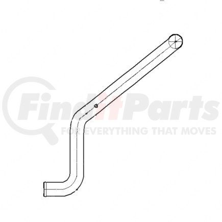 A05-15843-000 by FREIGHTLINER - Radiator Coolant Hose - Inlet, Upper