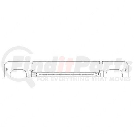 A05-16455-000 by FREIGHTLINER - Radiator Recirculation Shield - Painted
