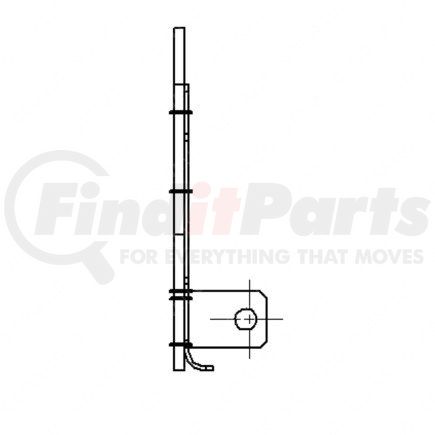 A05-16457-000 by FREIGHTLINER - Radiator Recirculation Shield - Painted