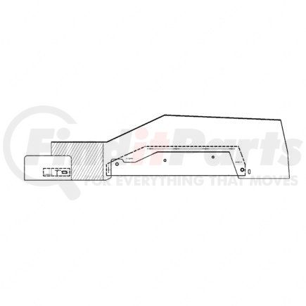 A0517610000 by FREIGHTLINER - Radiator Recirculation Shield - Right Side