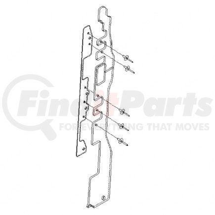 A05-20247-003 by FREIGHTLINER - Radiator Support Baffle - Right Side