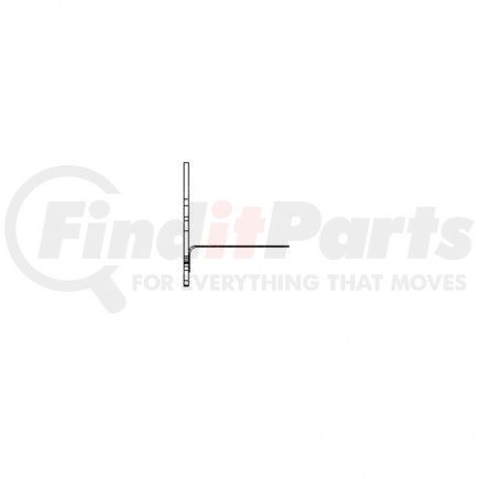 A05-21299-000 by FREIGHTLINER - Radiator Support Baffle - Aluminum, 1.58 mm THK