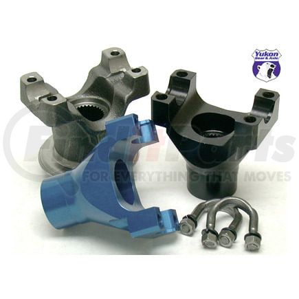 YY C8.75-1350-A by YUKON - Yukon extra HD aluminum yoke for Chrysler 8.75" (maximum 300Hp) with 10 spline pinio and a 1350 U/Jo