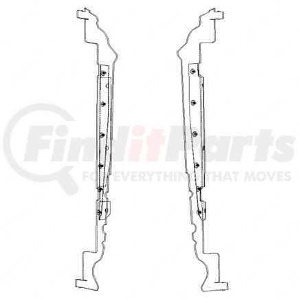 A05-21767-000 by FREIGHTLINER - Radiator Support Baffle - LH Mounting Location