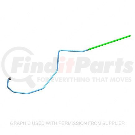 A04-35085-466 by FREIGHTLINER - Engine Coolant Return Hose - Polyamide, 125 deg. C Operating Temp., 22 psi Operating Press.