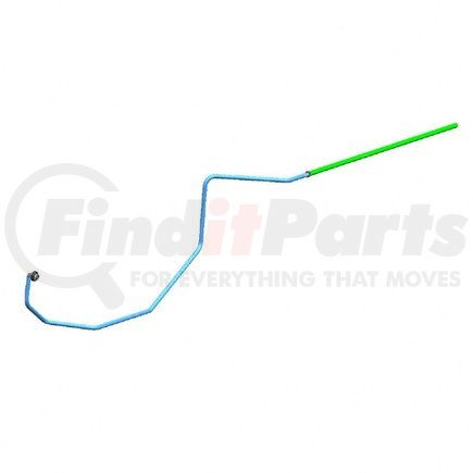 A04-35085-486 by FREIGHTLINER - Engine Coolant Return Hose - Polyamide, 125 deg. C Operating Temp., 22 psi Operating Press.