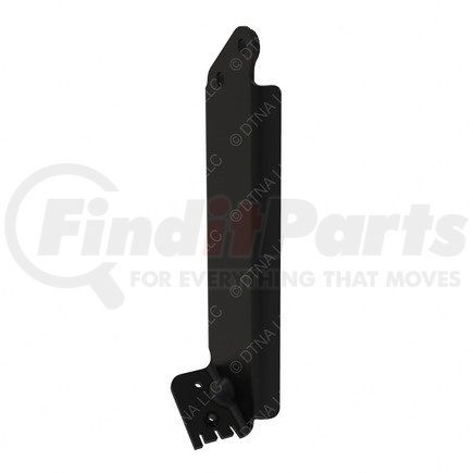 A05-29045-000 by FREIGHTLINER - Engine Oil Filler Tube Bracket - Steel, Black, 3.23 mm THK