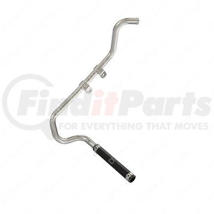 A05-29069-202 by FREIGHTLINER - Heater Return Pipe - Steel, Clear