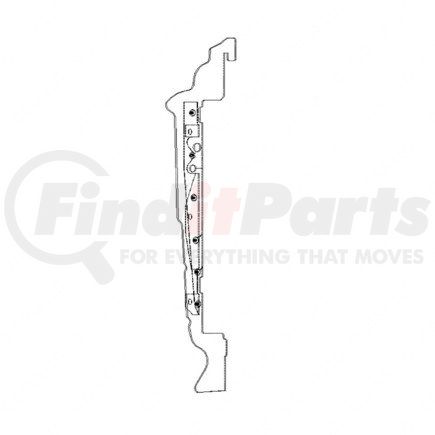 A05-23684-000 by FREIGHTLINER - Radiator Support Baffle - RH Mounting Location