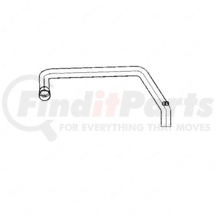 A05-23986-000 by FREIGHTLINER - Radiator Coolant Hose - Assembly, Lower, C7, Lowered