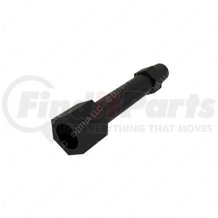 A05-25919-002 by FREIGHTLINER - Heater Supply Pipe - Steel, Black, 0.05 in. THK