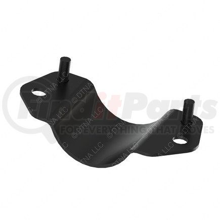 A05-30820-000 by FREIGHTLINER - Radiator Coolant Hose Bracket - Left Side, Steel, Black, 0.1 in. THK