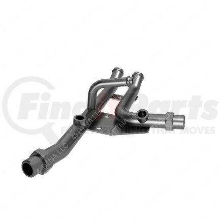 A05-31834-000 by FREIGHTLINER - Heater Plumbing Manifold - Steel, Black