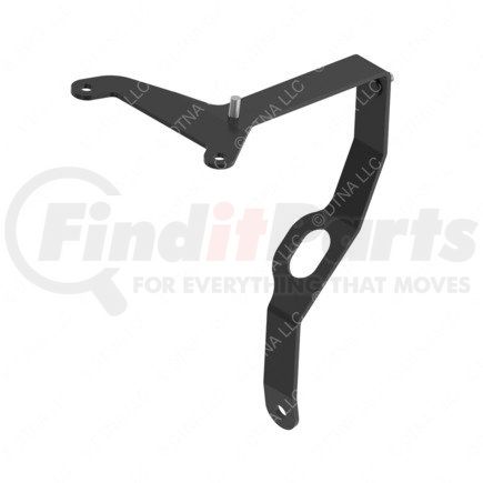 A05-32066-000 by FREIGHTLINER - Radiator Surge Tank Mounting Bracket - Steel, Black, 3.96 mm THK