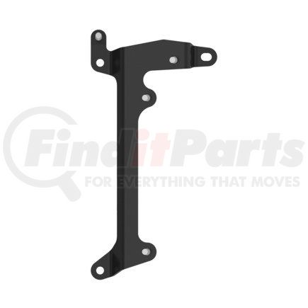 A05-32168-000 by FREIGHTLINER - Radiator Surge Tank Mounting Bracket - Steel, Black, 2.5 mm THK