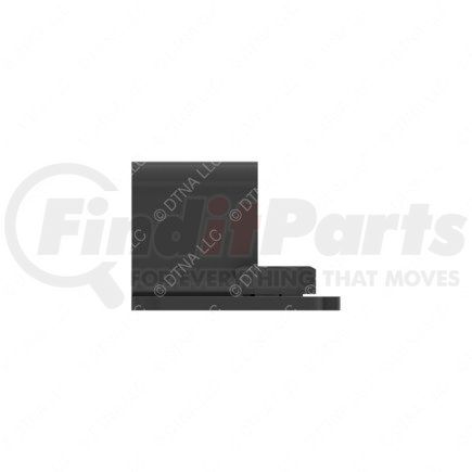 A05-32331-000 by FREIGHTLINER - Radiator Surge Tank Mounting Bracket - Steel, Black, 2.8 mm THK