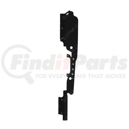 A05-29451-001 by FREIGHTLINER - Radiator Support Baffle - Right Side, EPDM (Synthetic Rubber), 997.22 mm x 147.84 mm