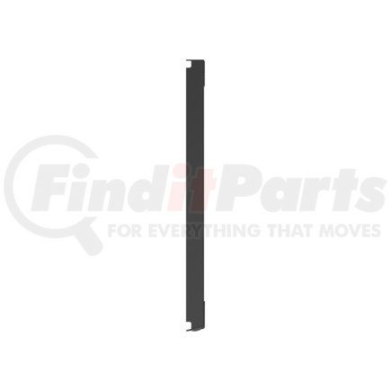 A05-29735-000 by FREIGHTLINER - Radiator Recirculation Shield - Steel, Black, 0.12 in. THK