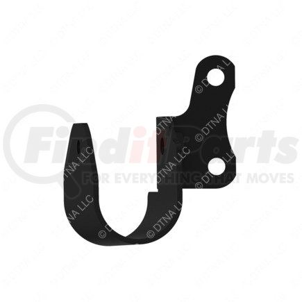 A05-34337-000 by FREIGHTLINER - Radiator Coolant Hose Bracket - Steel, Black, 0.13 in. THK