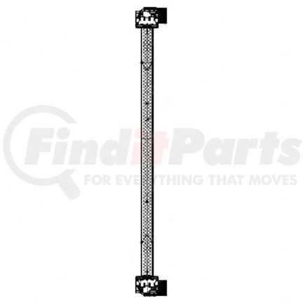 A05-34822-000 by FREIGHTLINER - Radiator Auxiliary Cooling Module Core and Tank Assembly - 1200 in.