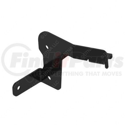 A05-36088-000 by FREIGHTLINER - Radiator Surge Tank Mounting Bracket - Steel, Black, 2.85 mm THK