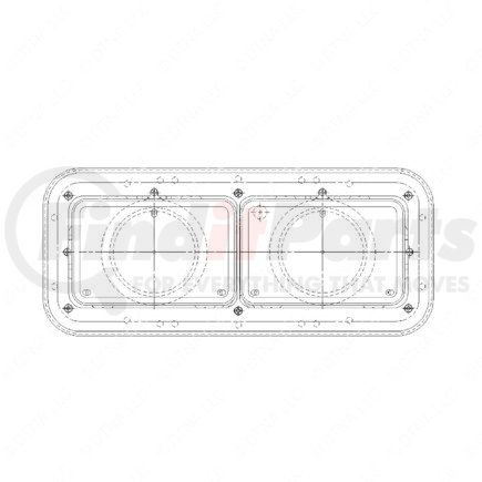 A06-14040-013 by FREIGHTLINER - Headlight Housing Assembly - Right Side