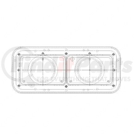 A06-14040-014 by FREIGHTLINER - Headlight Housing Assembly - Left Side