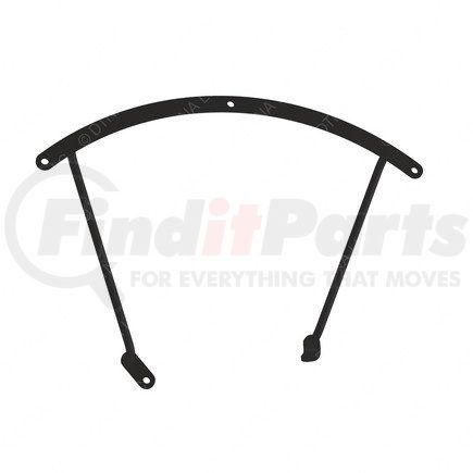 A05-33163-000 by FREIGHTLINER - Engine Cooling Fan Shroud Bracket - Steel, Black